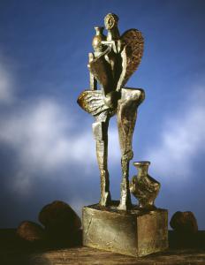 Wasserträgerin | Jahr 1992 | Bronze 6/6 | Höhe 57 cm